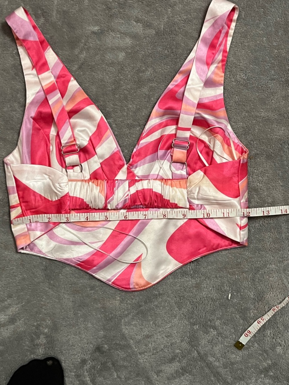 Princess Polly Pink Swirl Crop Top - Picture 6 of 7